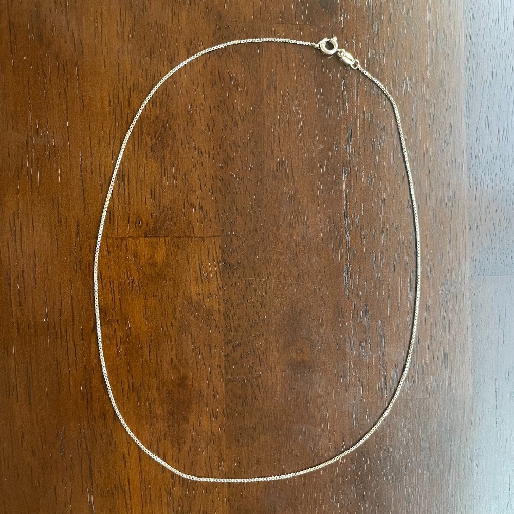 Sterling Silver 8.3'' Chain Necklace